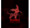 Beling 3D lampa,Glaceon, 7 farebná CXWS5