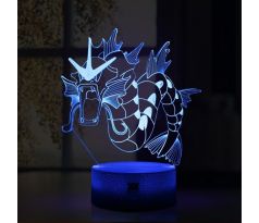 Beling 3D lampa, Gyarados, 7 farebná CXWS5