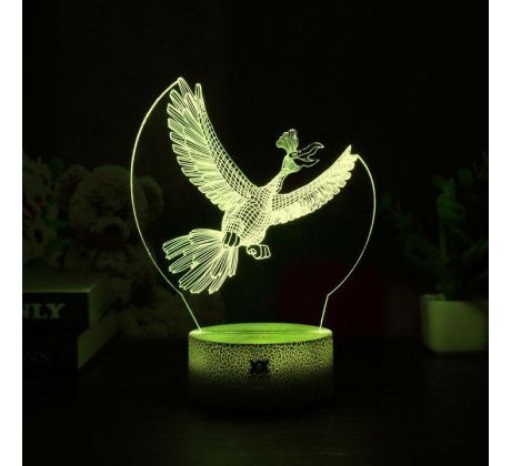 Beling 3D lampa, Ho-Oh, 7 farebná CXWS5A