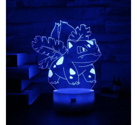 Beling 3D lampa, Ivysaur, 7 farebná CXWFS65A