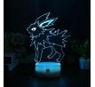 Beling 3D lampa, Jolteon, 7 farebná S479