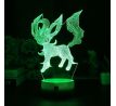 Beling 3D lampa, Leafeon, 7 farebná CXWS5A