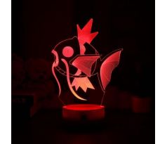 Beling 3D lampa, Magikarp, 7 farebná CXWS5A