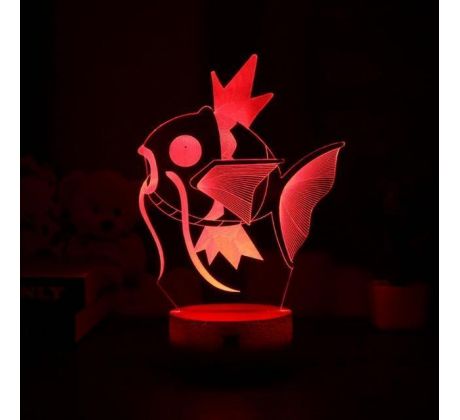 Beling 3D lampa, Magikarp, 7 farebná CXWS5A