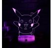 Beling 3D lampa,Pikachu 2, 7 farebná S480