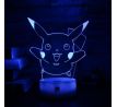 Beling 3D lampa,Pikachu 2, 7 farebná S480