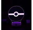 Beling 3D lampa,Pokebal , 7 farebná S482