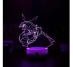 Beling 3D lampa, Rayquaza, 7 farebná, 3CVF6