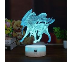 Beling 3D lampa,Suicune, 7 farebná, 3CVF6DC