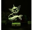 Beling 3D lampa, Vaporeon, 7 farebná, QW5F6