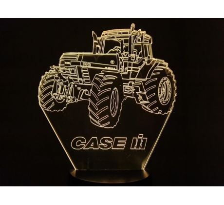 Beling 3D lampa, Traktor Case 7210 , 7 farebná W7