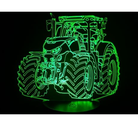 Beling 3D lampa, Traktor Case Optum ,16 farebná XC3