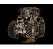 Beling 3D lampa, Traktor Case Optum ,16 farebná XC3