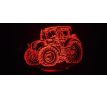 Beling 3D lampa, Traktor Claas Arion , 7 farebná XC38