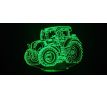 Beling 3D lampa, Traktor Claas Arion ,16 farebná XC38