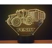 Beling 3D lampa, Traktor Fendt s prívesom, 16 farebná PPE56