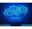 Beling 3D lampa, Traktor Fendt s prívesom, 7 farebná PPE56