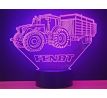 Beling 3D lampa, Traktor Fendt s prívesom, 7 farebná PPE56