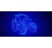 Beling 3D lampa, Valtra q305, 16 farebná 55KHD87