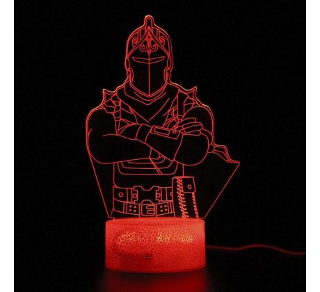 Beling 3D lampa,RED KNIGHT,7 farebná, ZVC5EQ
