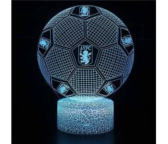 Beling 3D lampa, Lopta AVFC, 7 farebná S203JKF85