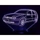 Beling 3D lampa, Volkswagen Golf 4, 7 farebná S513885BV