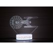 Beling 3D lampa, Star trek enterprise NCC-1701-A, 7 farebná WSJGC2JJHK5