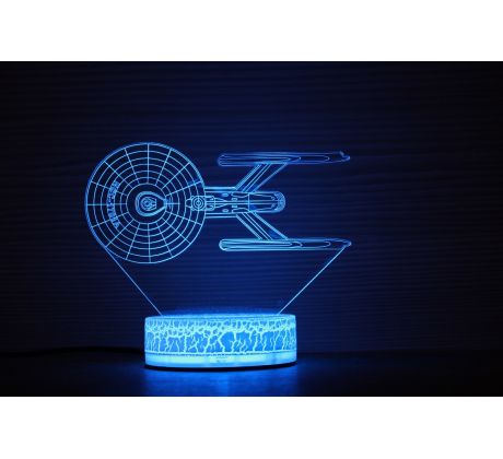 Beling 3D lampa, Star trek enterprise NCC-1701-A, 7 farebná WSJGC2JJHK5