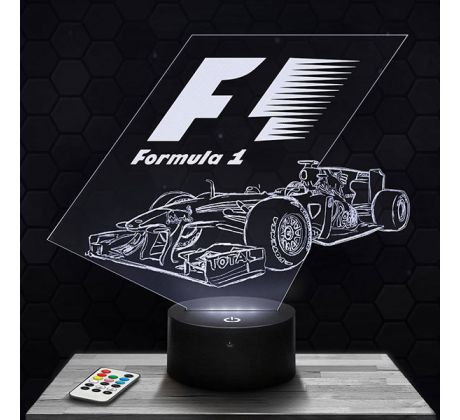 Beling 3D lampa, FIA Formula One World Championship,  7 farebná D58CX755C