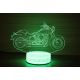 Beling 3D lampa, Harley Davidson old, 7 farebná S5DS13