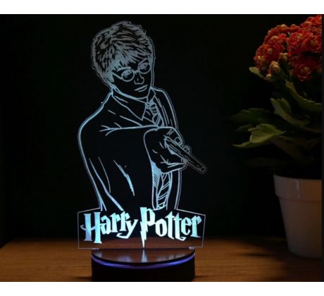 Beling 3D lampa, Harry Potter , 7 farebná PLM4P