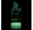 Beling 3D lampa, Abraham Simpson, 7 farebná K9X