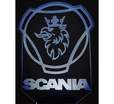 Beling 3D lampa, Scania Logo , 7 farebná K12 