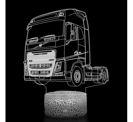 Beling 3D lampa, Volvo, 7 farebná K13