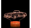Beling 3D lampa,1958 Mercedes 300SL,16 farebná O2