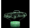 Beling 3D lampa,1958 Mercedes 300SL,16 farebná O2