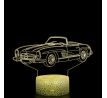 Beling 3D lampa,1958 Mercedes 300SL,16 farebná O2