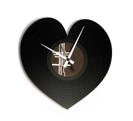 Beling, vinylové hodiny Srdce 2, GV2