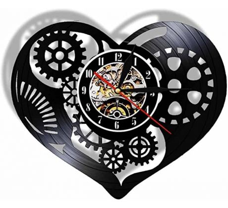 Beling, vinylové hodiny mechanické srdce, GV3