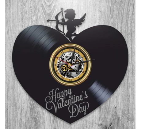 Beling, vinylové hodiny šťastný Valentín, GV5