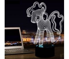 Beling 3D lampa, My Little Pony, 7 farebná S237