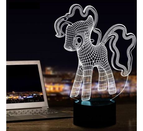 Beling 3D lampa, My Little Pony, 7 farebná S237