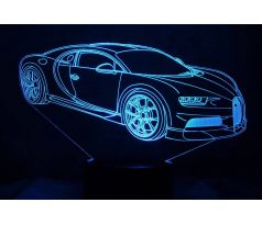 Beling 3D lampa,Bugatti Veyron , 7 farebná DAK1JDTFDFV2