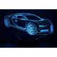 Beling 3D lampa,Bugatti Veyron , 7 farebná DAK1JDTFDFV2