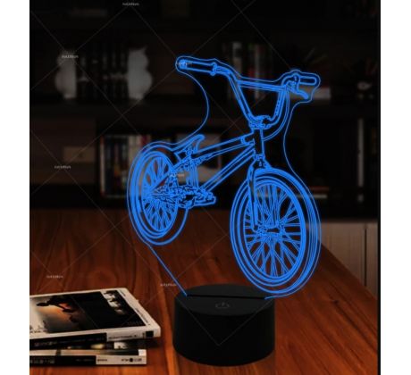 Beling 3D lampa,BMX, 7 farebná OI12