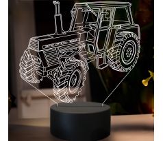 Beling 3D lampa,Zetor crystal 12045, 7 farebná GF23