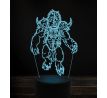 Beling 3D lampa,Tauren, 7 Farebná V1I