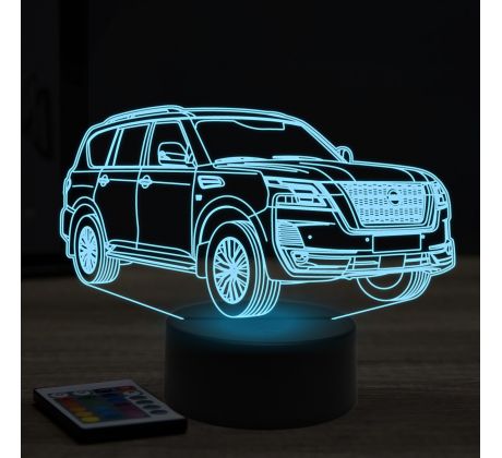 Beling 3D lampa, nissan patrol 2022, 7 farebná Y3