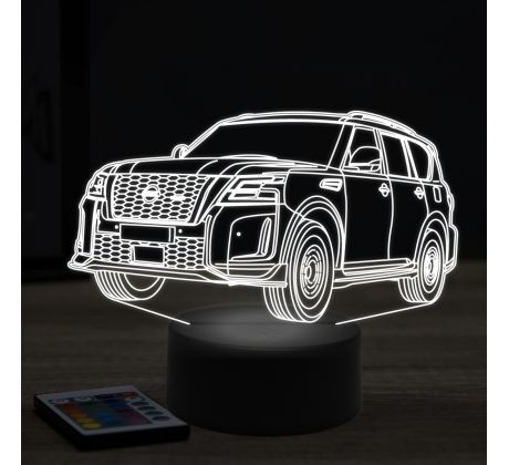 Beling 3D lampa, nissan patrol nismo 2022, 7 farebná Y4