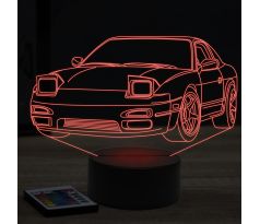 Beling 3D lampa, nissan 240SX, 7 farebná Y5